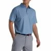 FootJoy Mini Floral Print Lisle Self Collar Polo