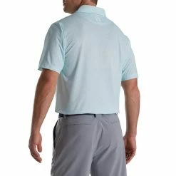 FootJoy Paint Splatter Print Lisle Self Collar Polo -Golf Bag Sales footjoy paint splatter print lisle self collar polo azure white 02 95095.1673907288