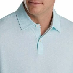 FootJoy Paint Splatter Print Lisle Self Collar Polo -Golf Bag Sales footjoy paint splatter print lisle self collar polo azure white 03 44380.1673905605