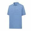 FootJoy Pique Mixed Stripe Self Collar Polo