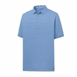FootJoy Pique Mixed Stripe Self Collar Polo