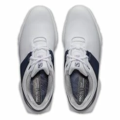 FootJoy Men's Pro SL Carbon Golf Shoes -Golf Bag Sales footjoy pro sl carbon golf shoes white navy silver 03 77258.1642001145