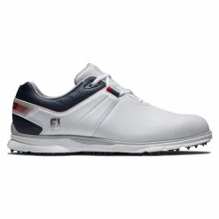 FootJoy Men's Pro SL Golf Shoes -Golf Bag Sales footjoy pro sl golf shoes white navy red 01 76454.1642001847
