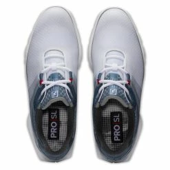 FootJoy Men's Pro SL Sport Golf Shoes -Golf Bag Sales footjoy pro sl sport golf shoes white blue fog 03 69203.1676579989