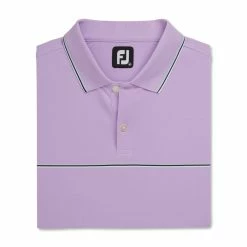 FootJoy Small Details Stretch Pique Knit Collar Polo -Golf Bag Sales footjoy small details stretch pique knit collar polo lavender 04 83826.1673905896