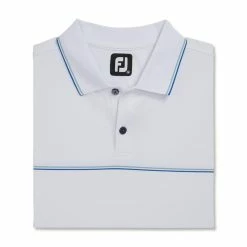 FootJoy Small Details Stretch Pique Knit Collar Polo -Golf Bag Sales footjoy small details stretch pique knit collar polo white 04 90428.1673900627