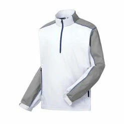 FootJoy Sport Windshirt -Golf Bag Sales footjoy sport windshirt white grey royal 01 70111.1646236671