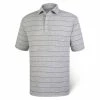 FootJoy Spun Poly Stripe Polo - Self Collar - Closeout