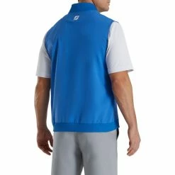 FootJoy Stretch Woven Vest With Knit Accents -Golf Bag Sales footjoy stetch woven vest with knit accents royal 02 44691.1673903579