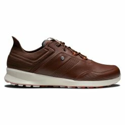 FootJoy Men's Stratos Golf Shoes -Golf Bag Sales footjoy stratos golf shoes cognac brown 01 14501.1671654049