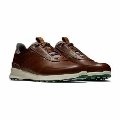 FootJoy Men's Stratos Golf Shoes - Previous Season Style -Golf Bag Sales footjoy stratos golf shoes cognac green 05 14256.1657651873