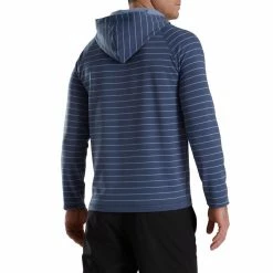FootJoy Striped Hoodie -Golf Bag Sales footjoy striped hoodie bluestone denim 02 19190.1673902576