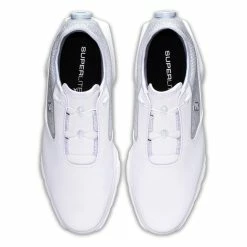 FootJoy Men's Superlites XP BOA Golf Shoes -Golf Bag Sales footjoy superlites xp boa golf shoes white silver 03 09945.1632948291