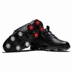 FootJoy Men's Tour Alpha Golf Shoes -Golf Bag Sales footjoy tour alpha golf shoes black charcoal red 06 47157.1667846566