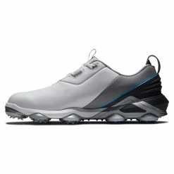 FootJoy Men's Tour Alpha Golf Shoes -Golf Bag Sales footjoy tour alpha golf shoes white gray blue 02 04104.1667846566