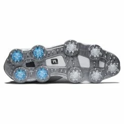 FootJoy Men's Tour Alpha Golf Shoes -Golf Bag Sales footjoy tour alpha golf shoes white gray blue 04 42433.1667846566