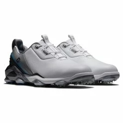 FootJoy Men's Tour Alpha Golf Shoes -Golf Bag Sales footjoy tour alpha golf shoes white gray blue 05 54387.1667846566