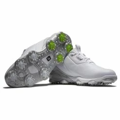 FootJoy Men's Tour Alpha Golf Shoes -Golf Bag Sales footjoy tour alpha golf shoes white gray lime 06 15495.1667846566