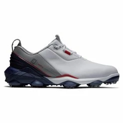 FootJoy Men's Tour Alpha Golf Shoes -Golf Bag Sales footjoy tour alpha golf shoes white navy 01 95290.1667846823