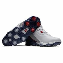 FootJoy Men's Tour Alpha Golf Shoes -Golf Bag Sales footjoy tour alpha golf shoes white navy 06 83830.1667846823