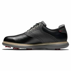 FootJoy Men's Traditions Golf Shoes -Golf Bag Sales footjoy traditions golf shoes black gray 02 03264.1668608810