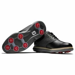 FootJoy Men's Traditions Golf Shoes -Golf Bag Sales footjoy traditions golf shoes black gray 06 92629.1668608799