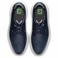 FootJoy Men's Traditions Golf Shoes -Golf Bag Sales footjoy traditions golf shoes navy green 03 56188.1669392950