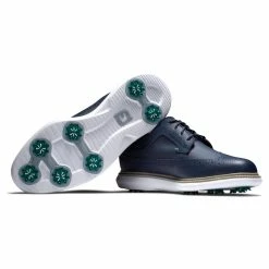 FootJoy Men's Traditions Golf Shoes -Golf Bag Sales footjoy traditions golf shoes navy green 06 49134.1636977356