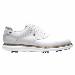 FootJoy Men's Traditions Golf Shoes -Golf Bag Sales footjoy traditions golf shoes white gray 01 80873.1669393185