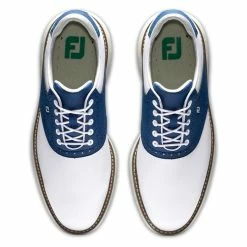 FootJoy Men's Traditions Golf Shoes -Golf Bag Sales footjoy traditions golf shoes white navy gray 03 29077.1669393223