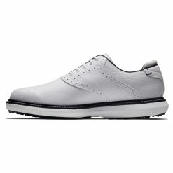 FootJoy Men's Traditions Spikeless Golf Shoes -Golf Bag Sales footjoy traditions spikeless golf shoes white 02 06015.1678140730
