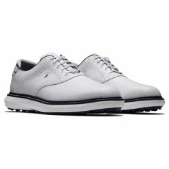 FootJoy Men's Traditions Spikeless Golf Shoes -Golf Bag Sales footjoy traditions spikeless golf shoes white 05 28318.1678140729
