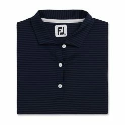 FootJoy Women's Cap Sleeve Tonal Stripe Polo -Golf Bag Sales footjoy womens cap sleeve tonal stripe polo navy 04 04762.1673901559