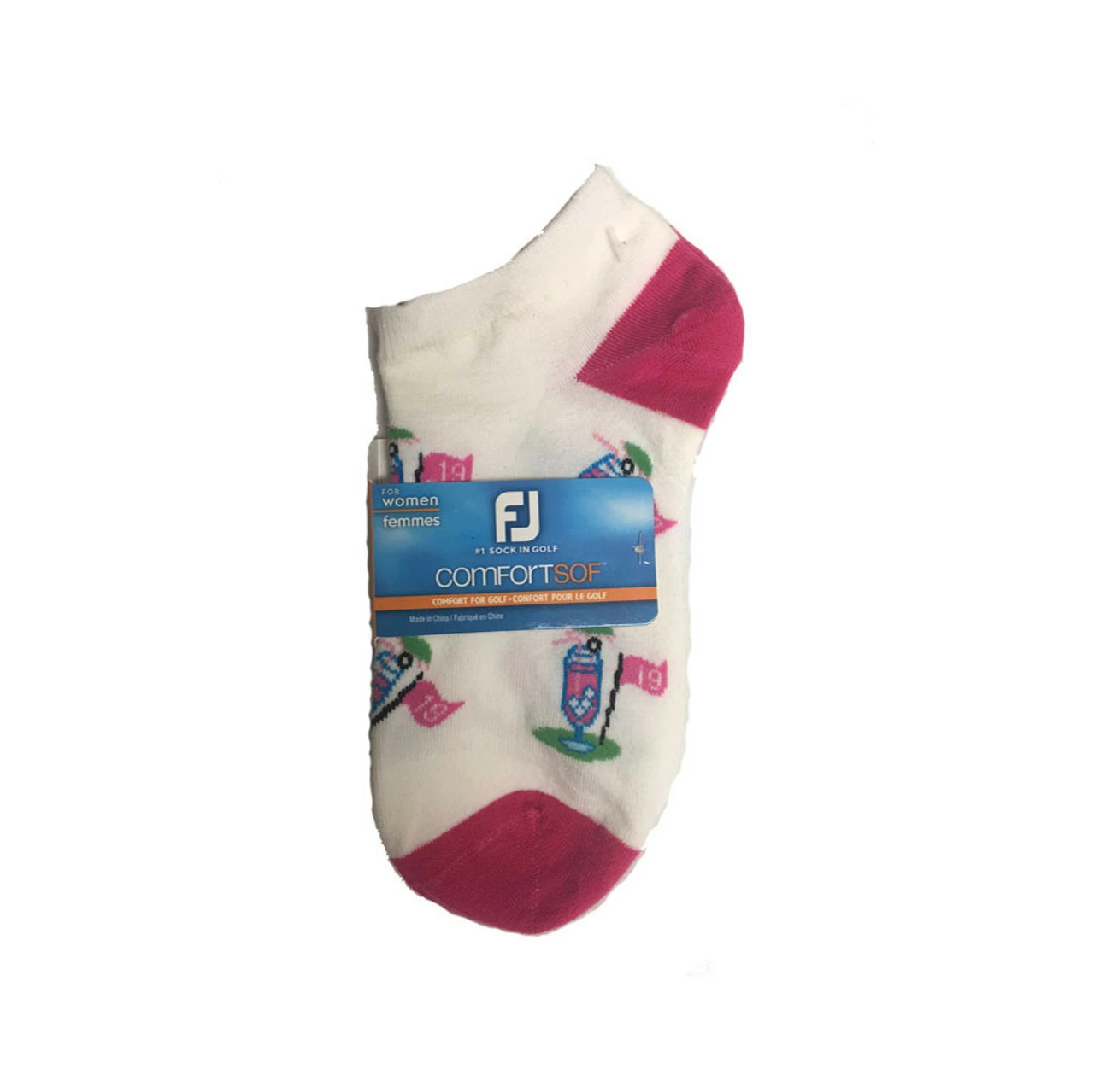 FootJoy Women's ComfortSof Low Cut 19th Hole Print Fashion Sock 4 FootJoy Women's ComfortSof Low Cut 19th Hole Print Fashion Sock - Image 4