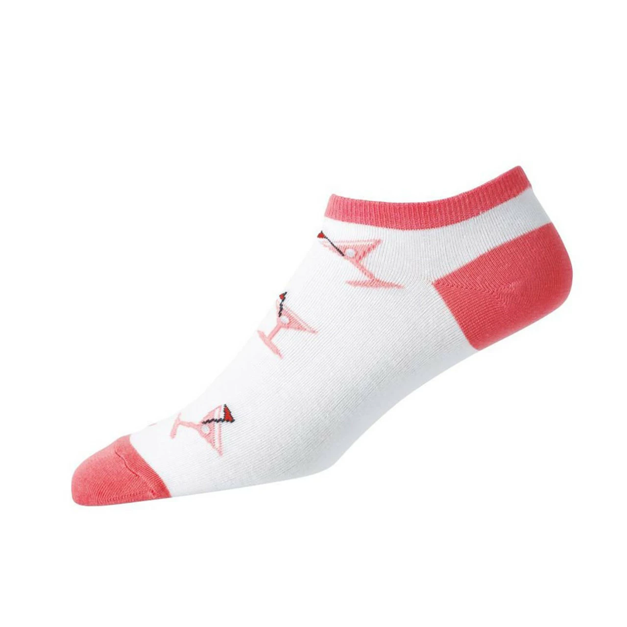 FootJoy Women's ComfortSof Low Cut Martini Print Fashion Sock 3 FootJoy Women's ComfortSof Low Cut Martini Print Fashion Sock - Image 3