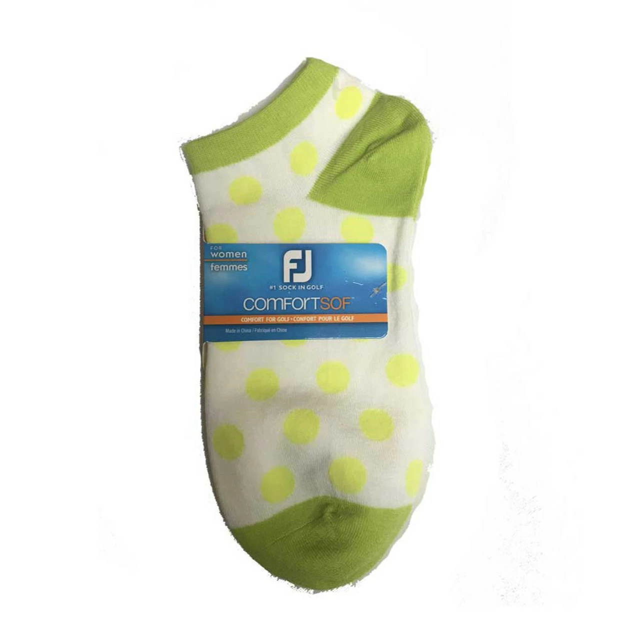 FootJoy Women's ComfortSof Low Cut Polka Dot Print Fashion Sock 2 FootJoy Women's ComfortSof Low Cut Polka Dot Print Fashion Sock - Image 2