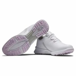 FootJoy Women's FJ Fuel Golf Shoes -Golf Bag Sales footjoy womens fj fuel golf shoes white pink 06 09739.1642000146