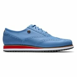 FootJoy Women's FJ Sport Retro Golf Shoes - Previous Season Style -Golf Bag Sales footjoy womens fj sport retro golf shoes blue white 01 25615.1657651447