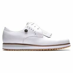 FootJoy Women's FJ Sport Retro Golf Shoes - Previous Season Style -Golf Bag Sales footjoy womens fj sport retro golf shoes white gray 01 52150.1657651448