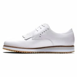 FootJoy Women's FJ Sport Retro Golf Shoes - Previous Season Style -Golf Bag Sales footjoy womens fj sport retro golf shoes white gray 02 85532.1657651448