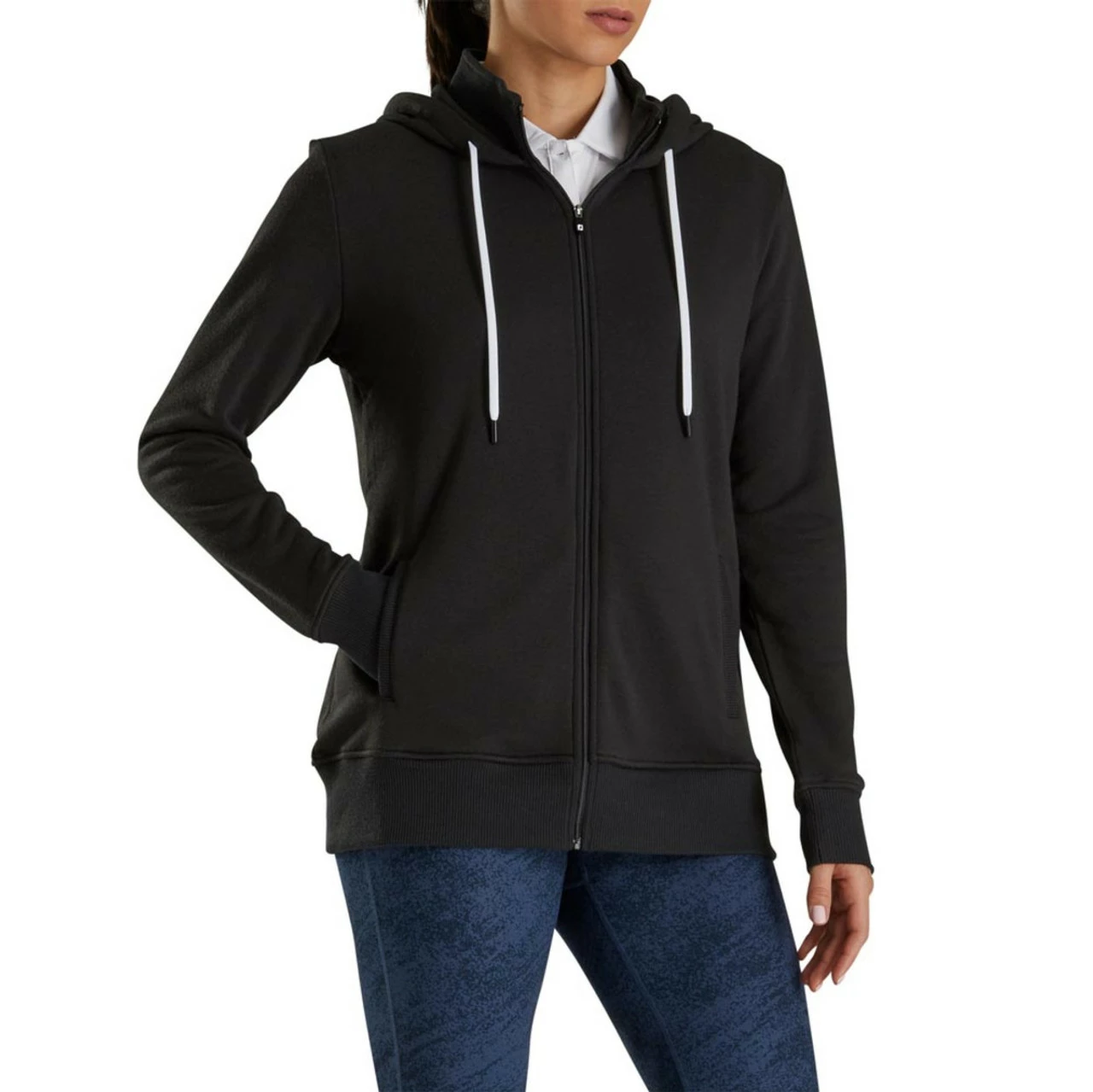 FootJoy Women's Full-Zip Hoodie - Prior Generation 6 FootJoy Women's Full-Zip Hoodie - Prior Generation - Image 6