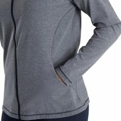 FootJoy Women's Full-Zip Hoodie -Golf Bag Sales footjoy womens full zip hoodie navy heather 04 21932.1676597314