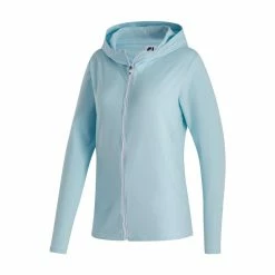 FootJoy Women's Full-Zip Hoodie -Golf Bag Sales footjoy womens full zip hoodie sky heather 01 69208.1676589783