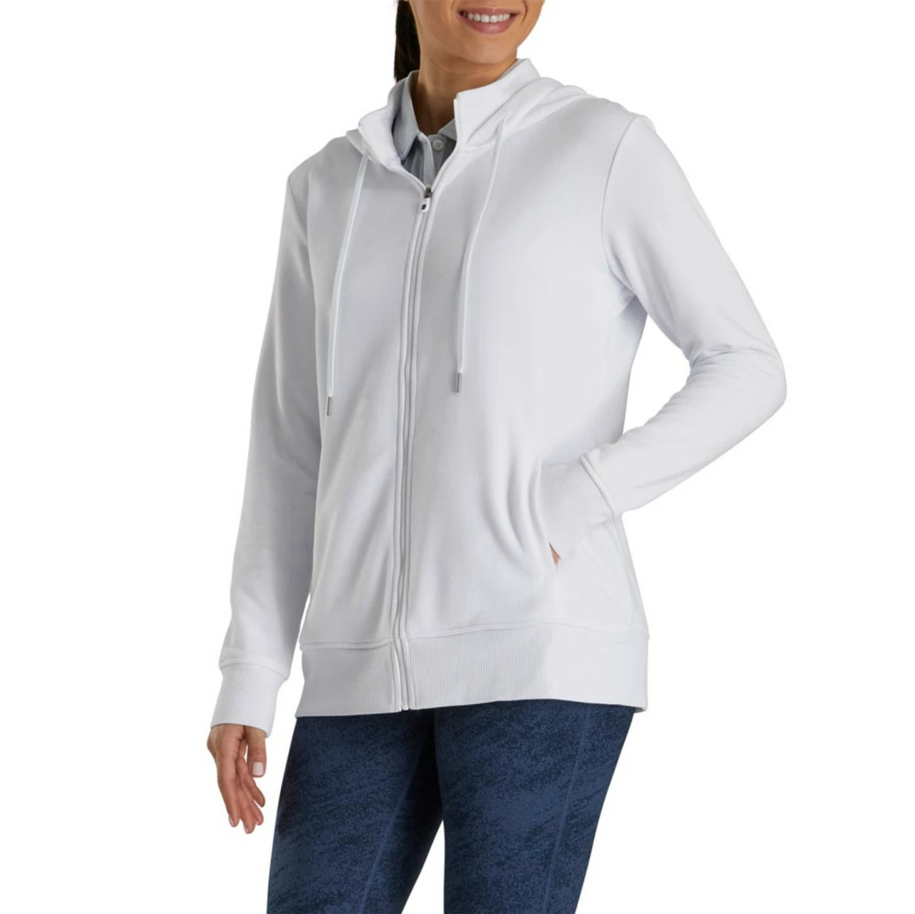 FootJoy Women's Full-Zip Hoodie - Prior Generation 2 FootJoy Women's Full-Zip Hoodie - Prior Generation - Image 2