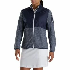 FootJoy Women's Full-Zip Space Dye Mid-Layer -Golf Bag Sales footjoy womens full zip space dye mid layer navy 02 09816.1676591327
