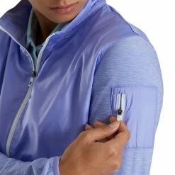 FootJoy Women's Full-Zip Space Dye Mid-Layer -Golf Bag Sales footjoy womens full zip space dye mid layer violet 04 29228.1676594793