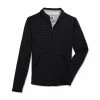 FootJoy Women's Half-Zip Tonal Stripe Mid-Layer