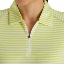 FootJoy Women's Heather Stripe Polo 28 FootJoy Women's Heather Stripe Polo -Golf Bag Sales footjoy womens heather stripe polo citrus 04 19865.1631901195