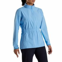 FootJoy Women's HydroLite Rain Jacket -Golf Bag Sales footjoy womens hydrolite rain jacket blue 02 19690.1673901624