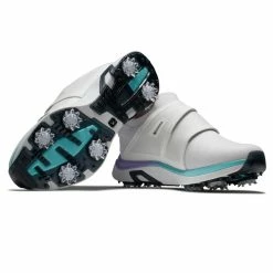 FootJoy Women's Hyperflex BOA Golf Shoes -Golf Bag Sales footjoy womens hyperflex boa golf shoes white purple blue 06 75048.1677776019